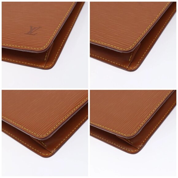 LOUIS VUITTON Epi Pochette Homme Clutch Bag Zipangu Gold M52528 LV Auth ep9551 - Picture 16 of 16